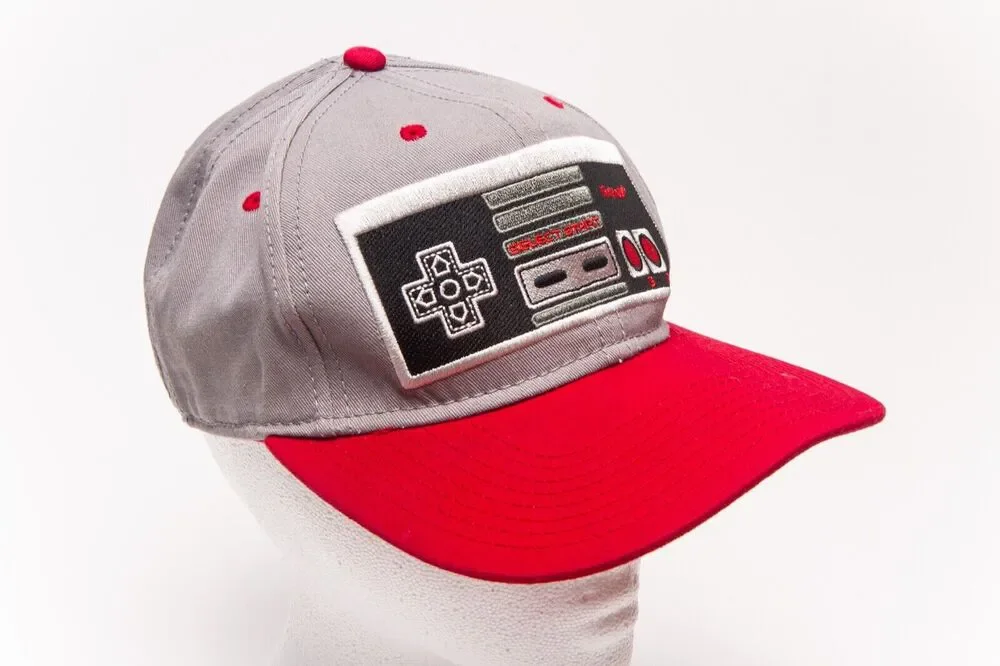 Nintendo Entertainment System NES Controller Youth Snapback Ball Cap Hat 2017